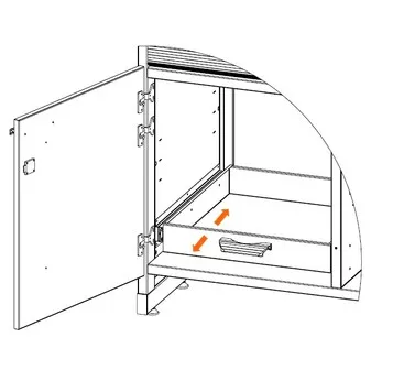 Лабораторный стол тумба ПроСт-33ДК