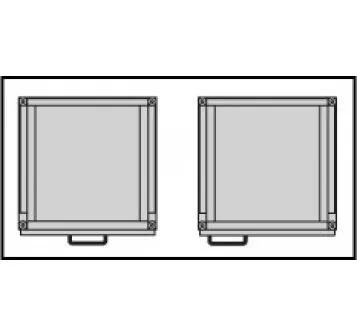 Лабораторный шкаф вытяжной профильный ШВ-201ДКПТ