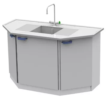 Лабораторный стол тумба С-3/2ПА