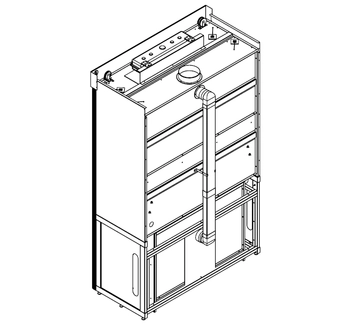 Лабораторный шкаф вытяжной профильный ШВ-203ПAТТ
